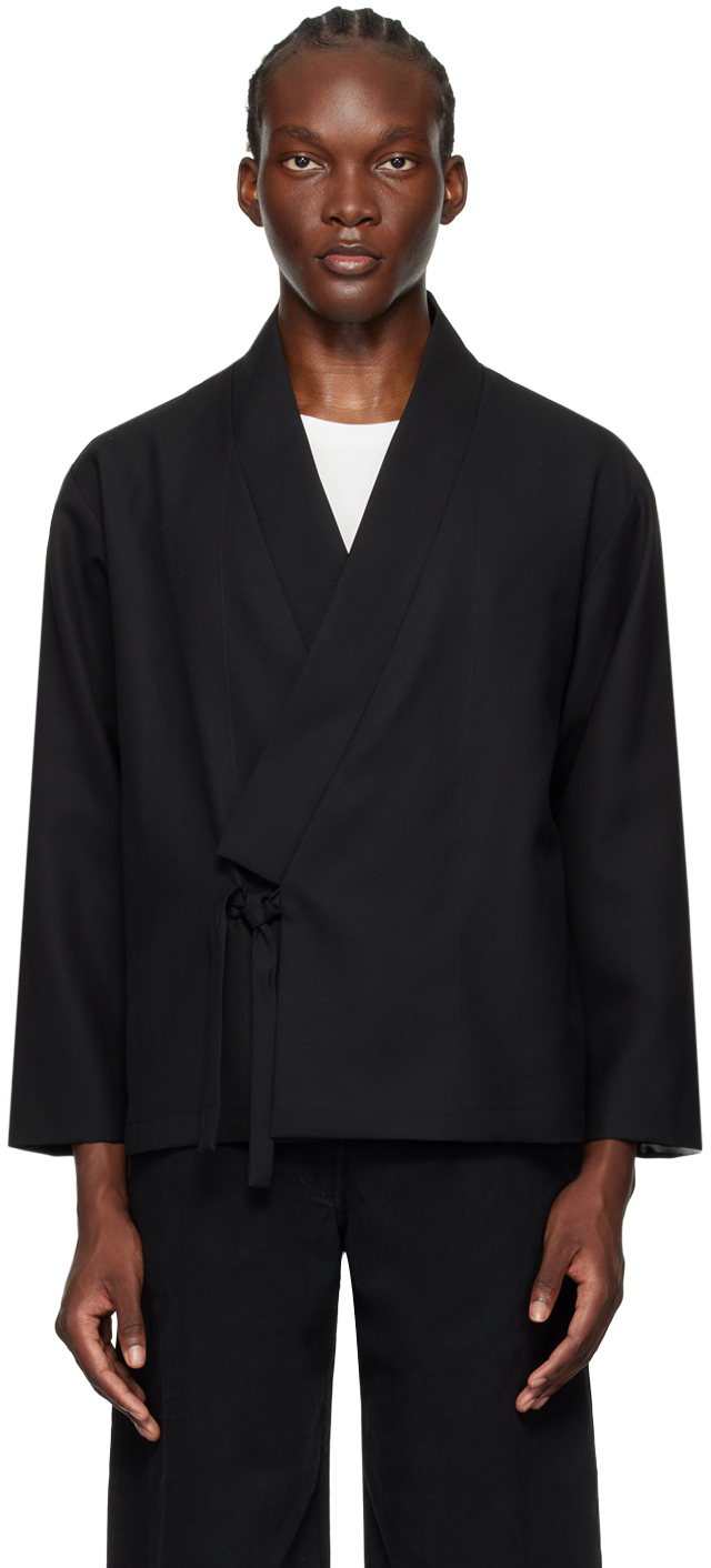 Black Kenzo Paris Kimono Jacket