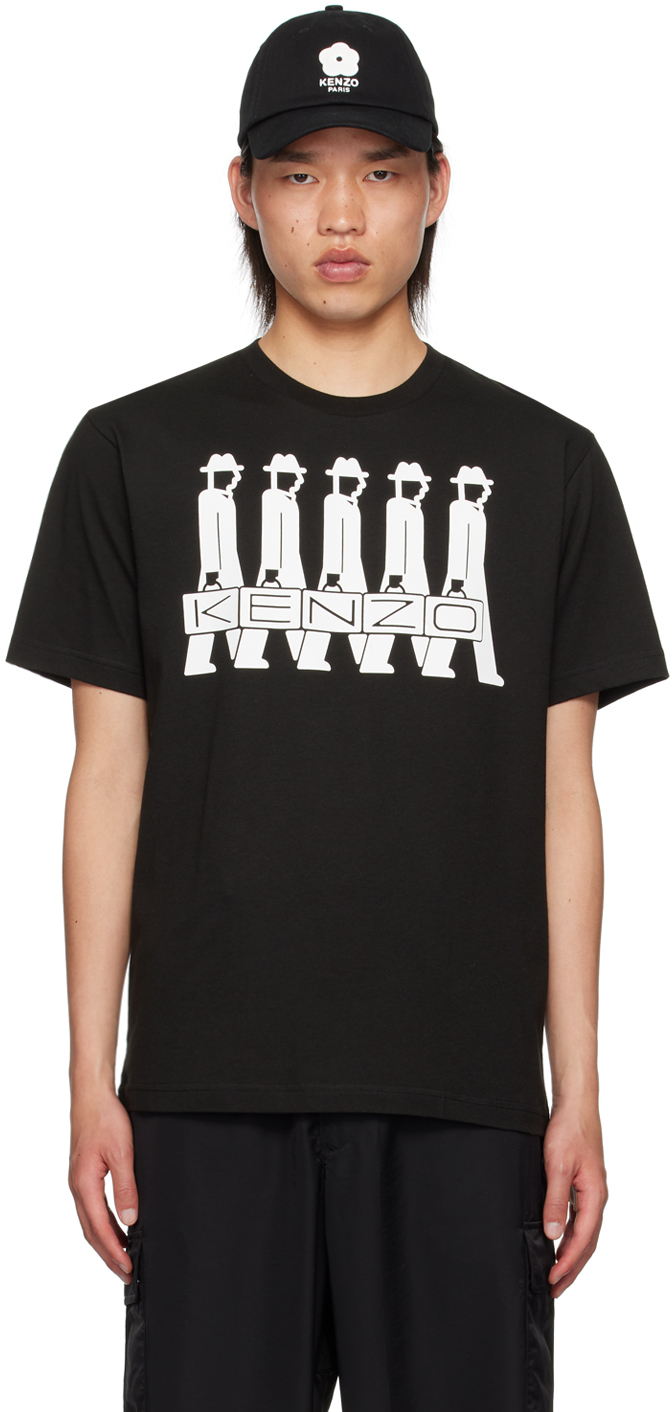 Black Kenzo Paris Business Classic T-Shirt