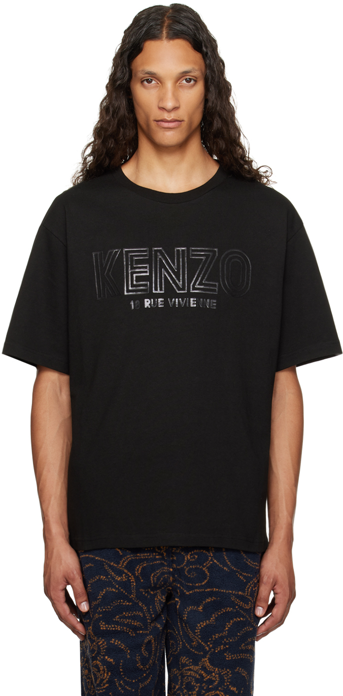 Black Kenzo Paris Archive 1970 Oversized T-Shirt