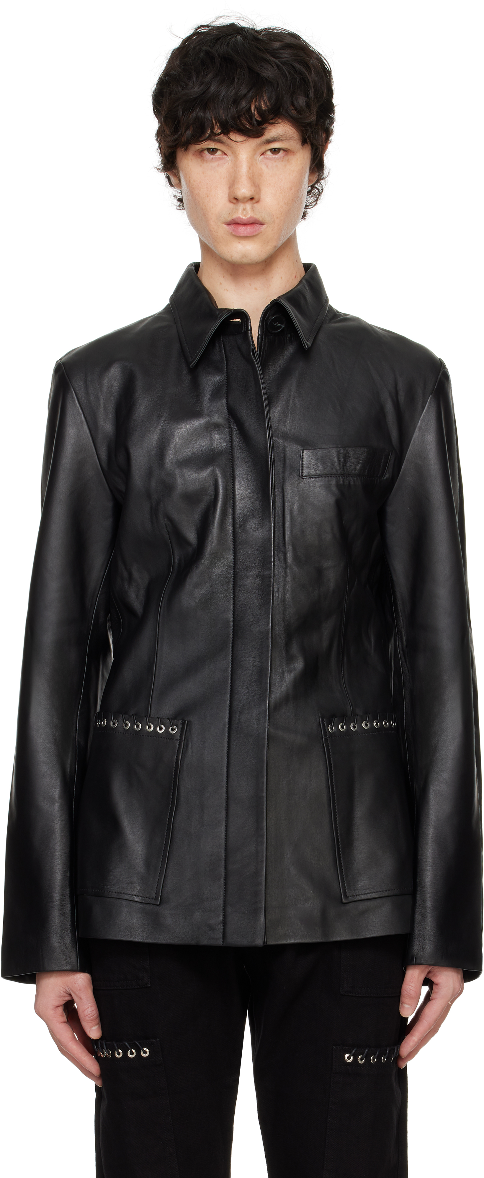 Black Gail Leather Jacket