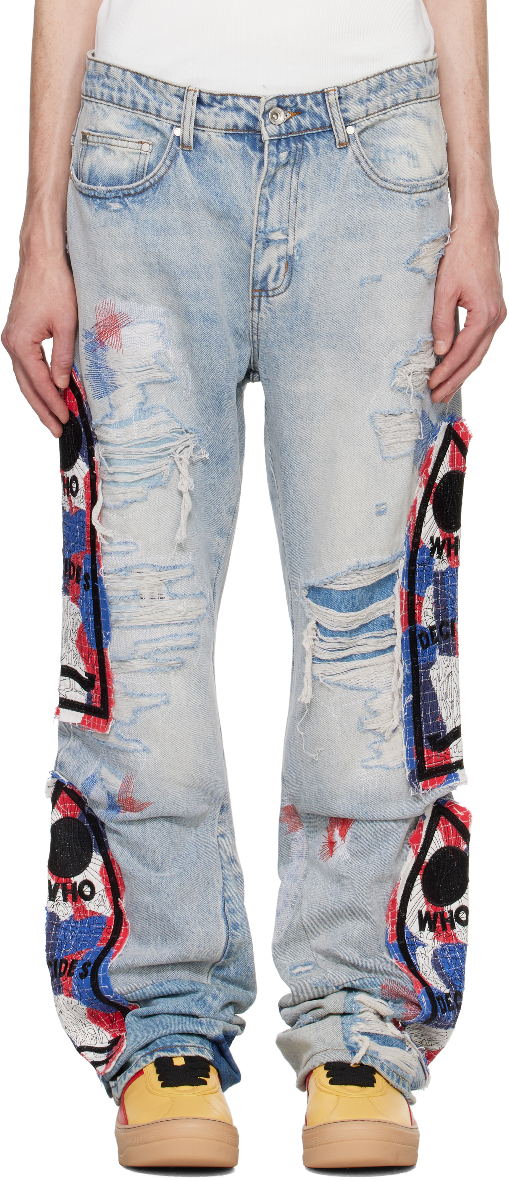 Who Decides War Blue Glory Jeans In Multi