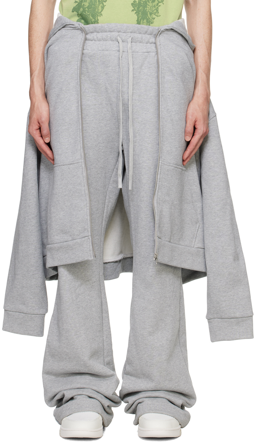 Shop Who Decides War Gray Multi Sweats Sweatpants In Vintage Grey