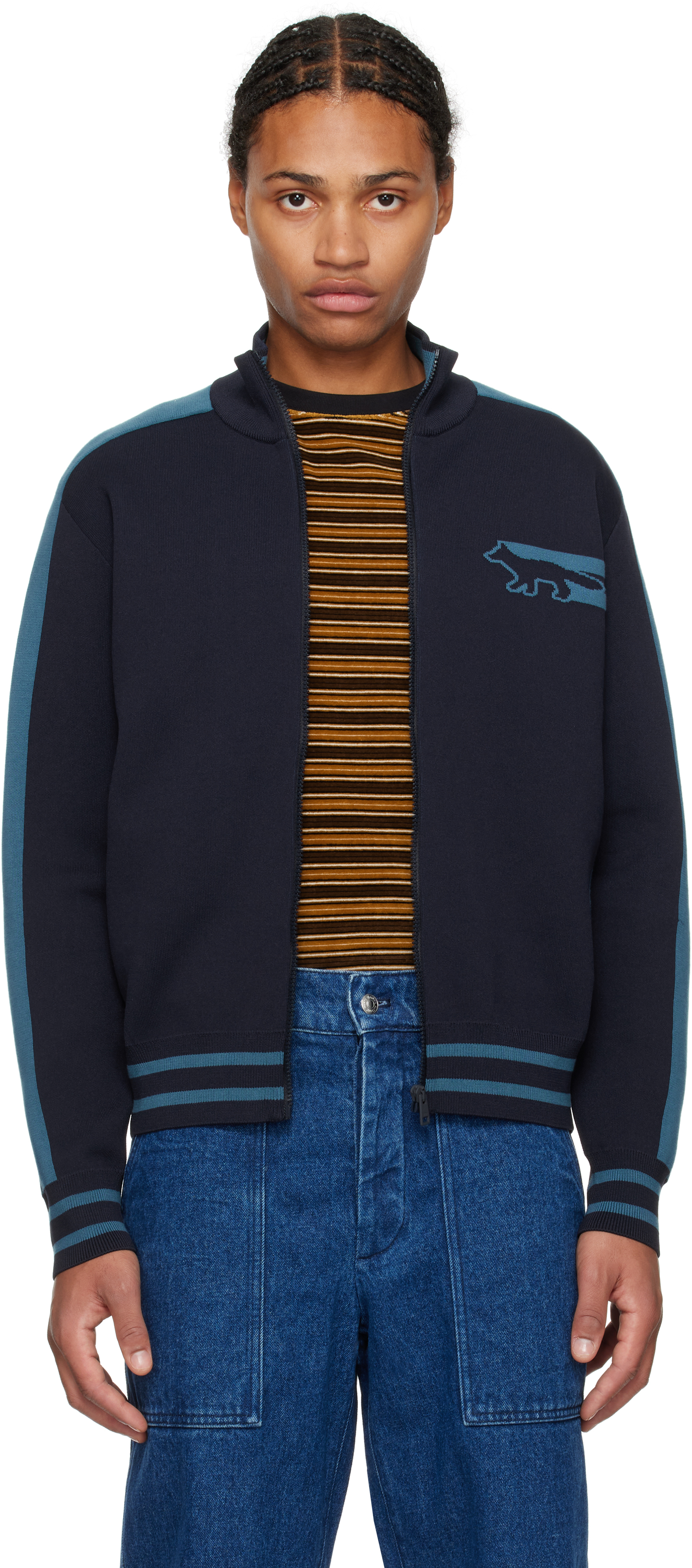 Maison Kitsuné jackets & coats for Men | SSENSE Maison Kitsuné jackets & coats for Men | SSENSE