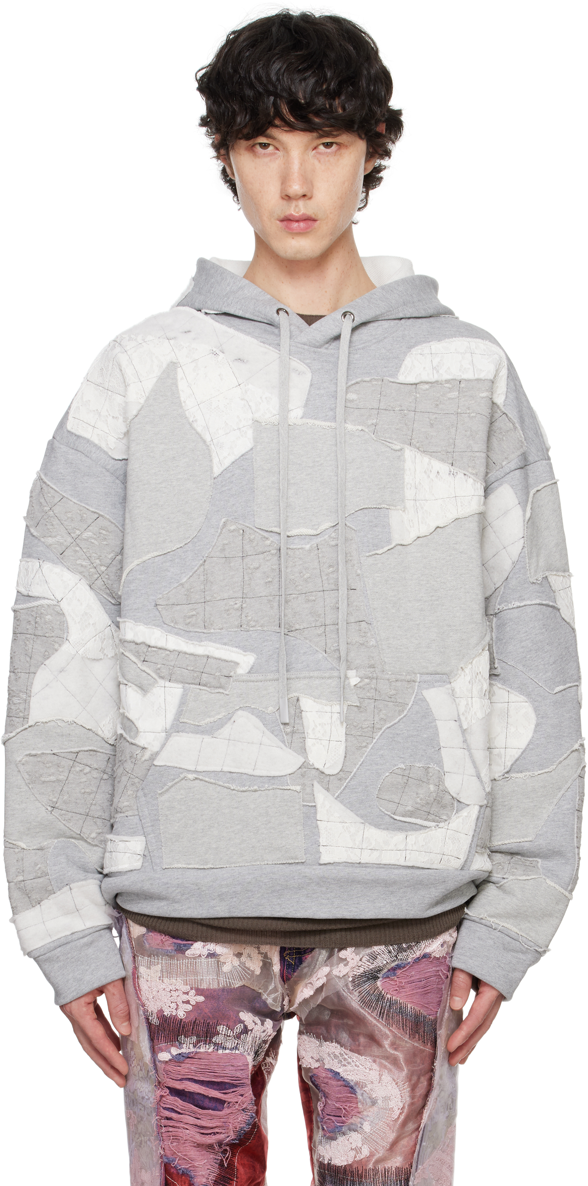 Who Decides War Gray Atom Pullover Hoodie In Grey