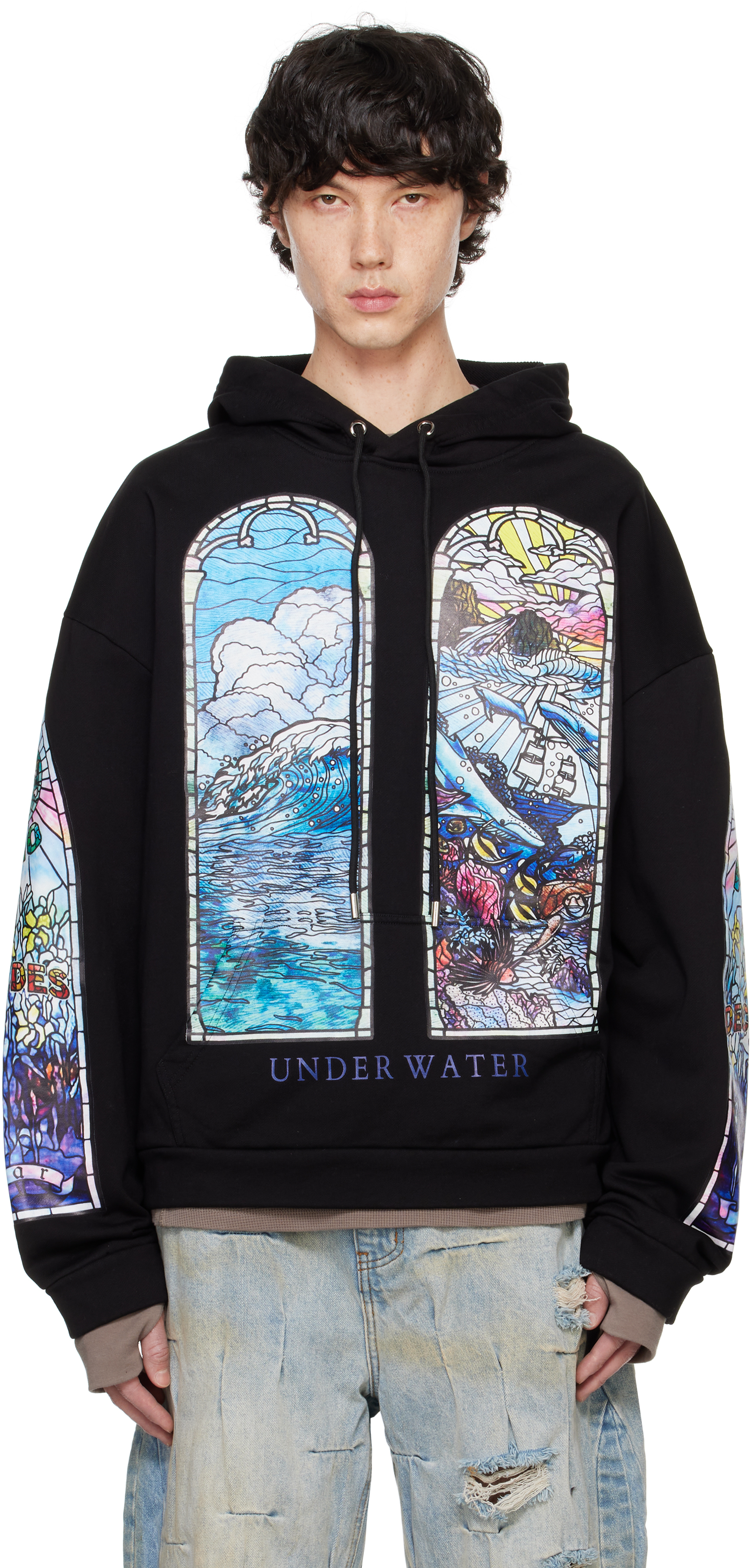 Who Decides War Black Sandy Lane Hoodie In Coal