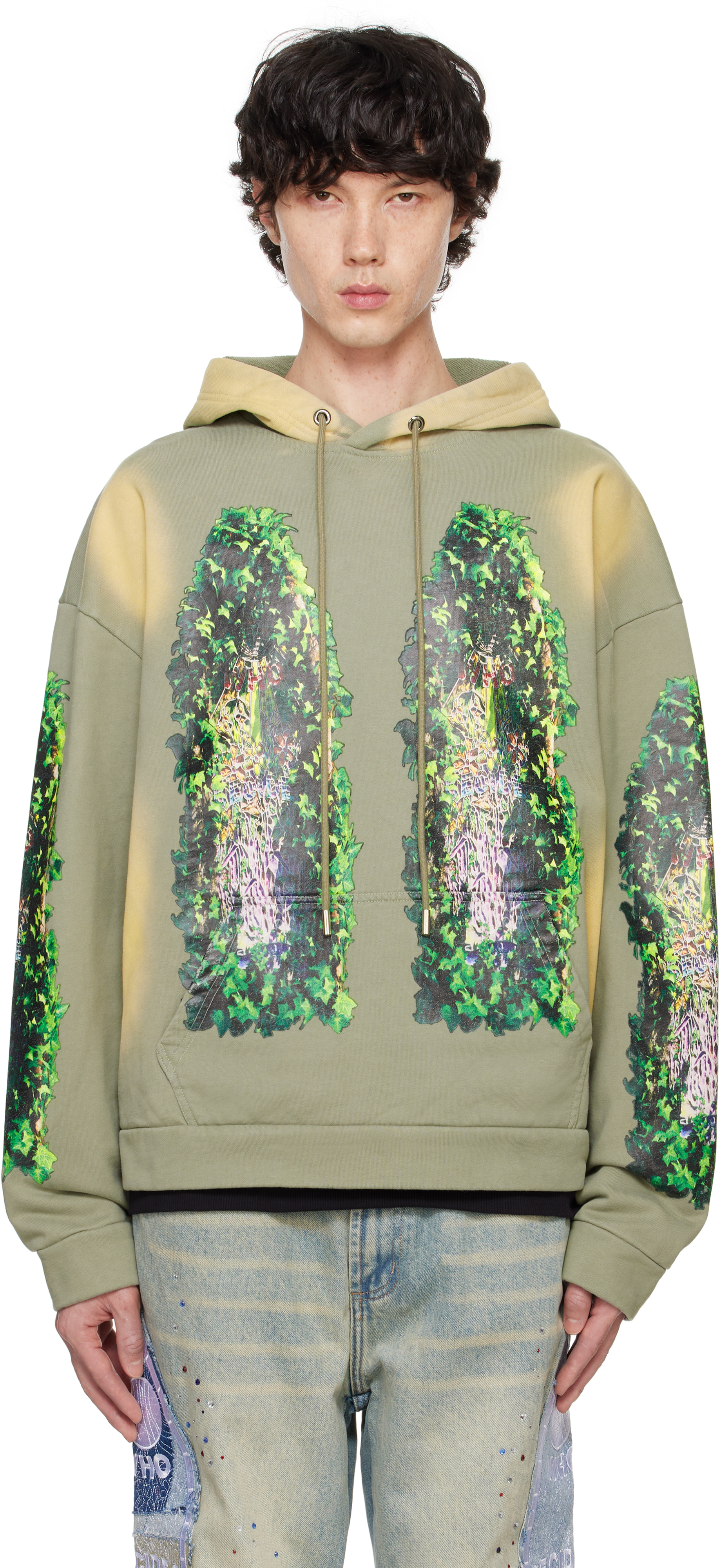 Who Decides War Green Garden Glass Hoodie In Sage