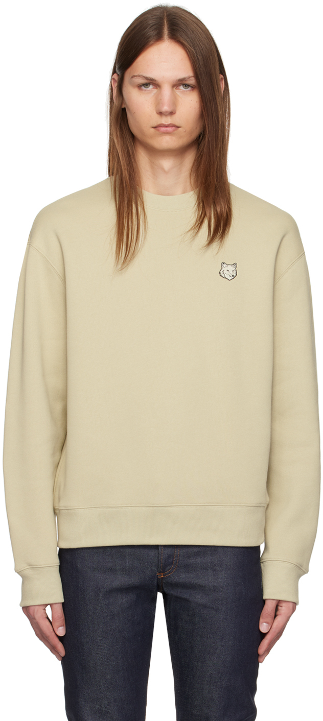 Maison Kitsuné Gray Bold Fox Head Sweatshirt