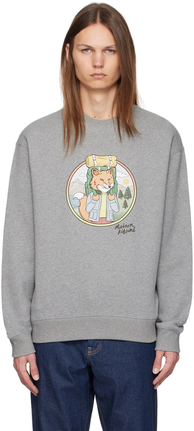 Maison Kitsunéのグレー ランブリング フォックス コンフォート