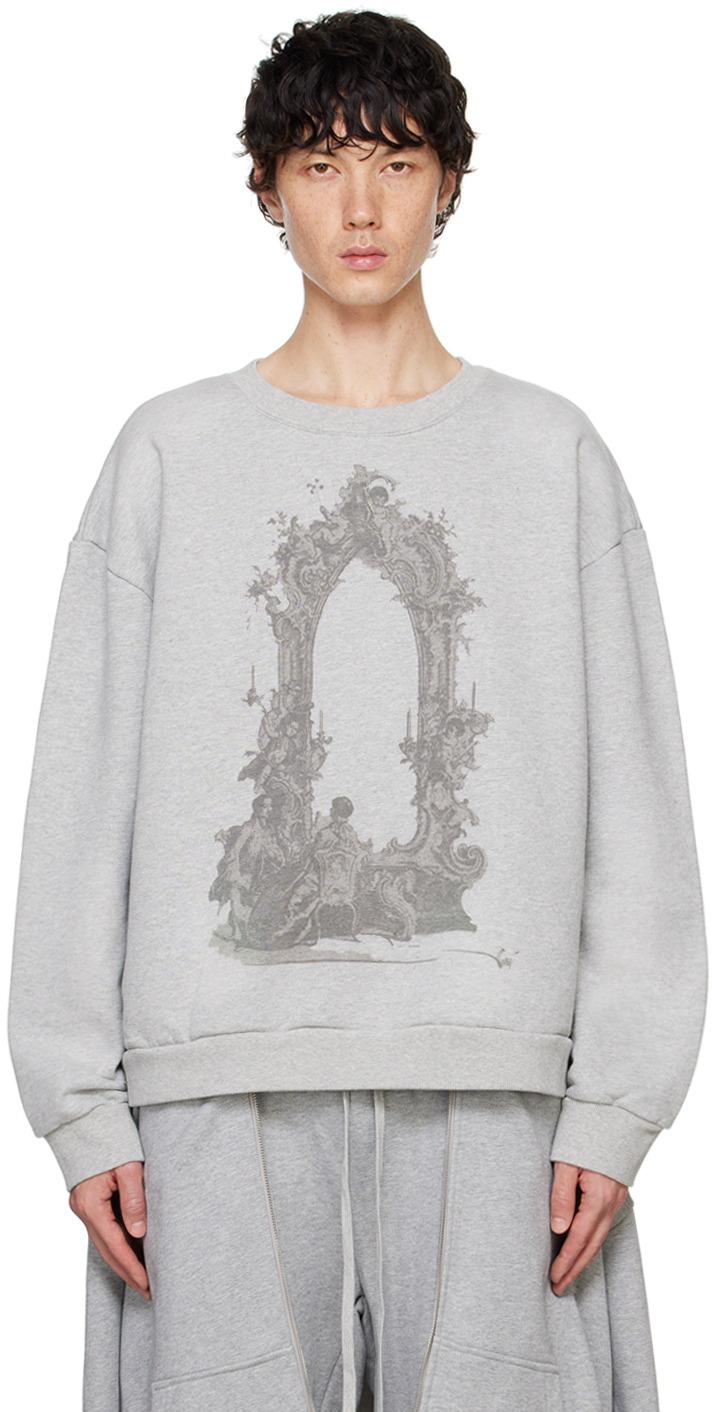 Gray Arc Mirror Sweatshirt