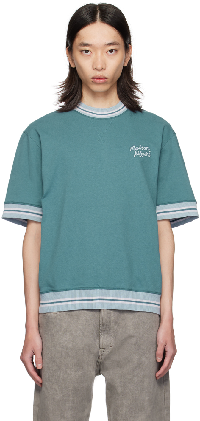 Maison Kitsuné Blue Oversize T-Shirt