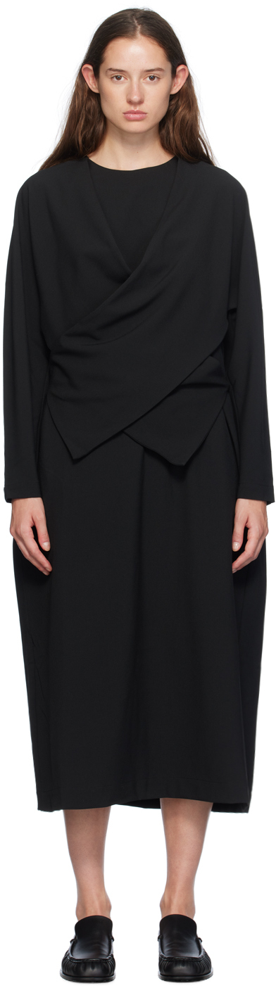 Black Hazi Midi Dress