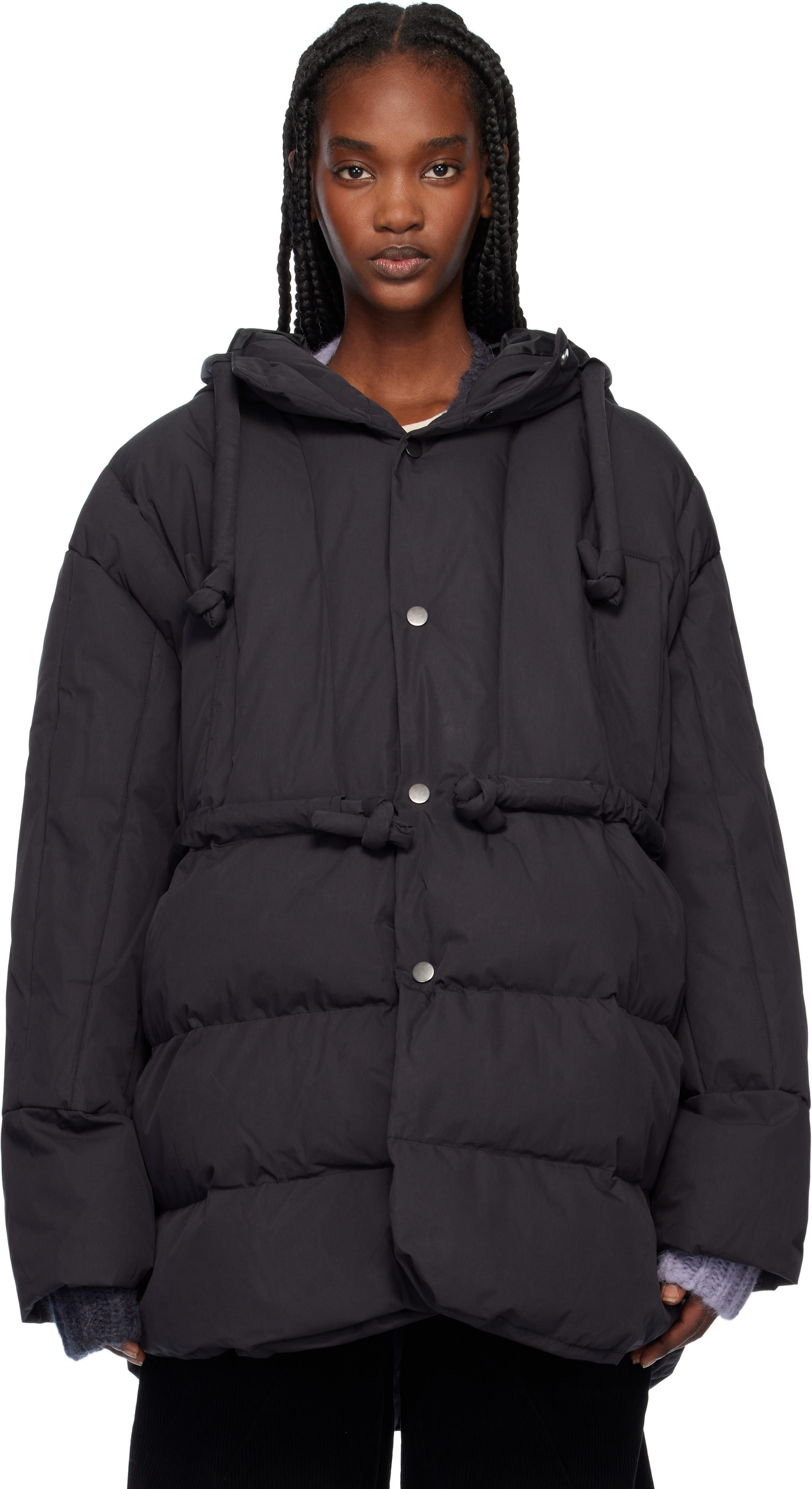 Black Puff Puffer Jacket