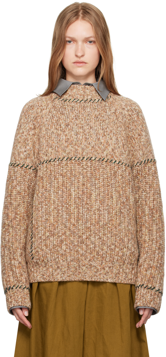 HENRIK VIBSKOV BROWN STITCH SWEATER