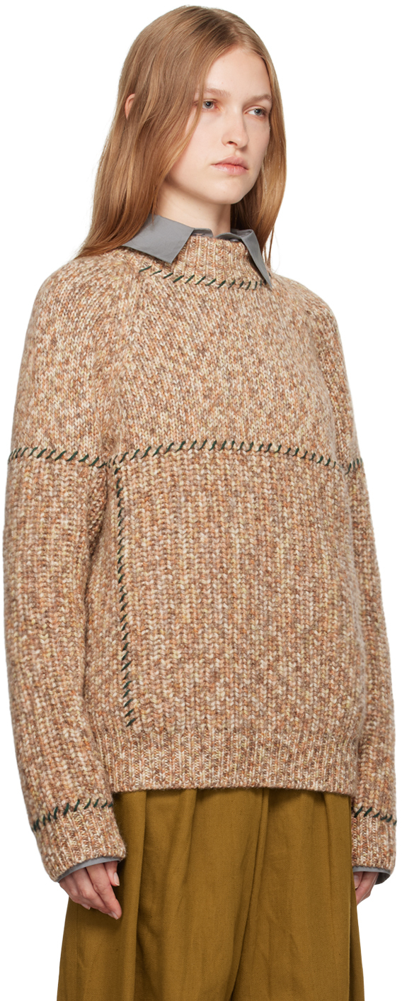 HENRIK VIBSKOV BROWN STITCH SWEATER