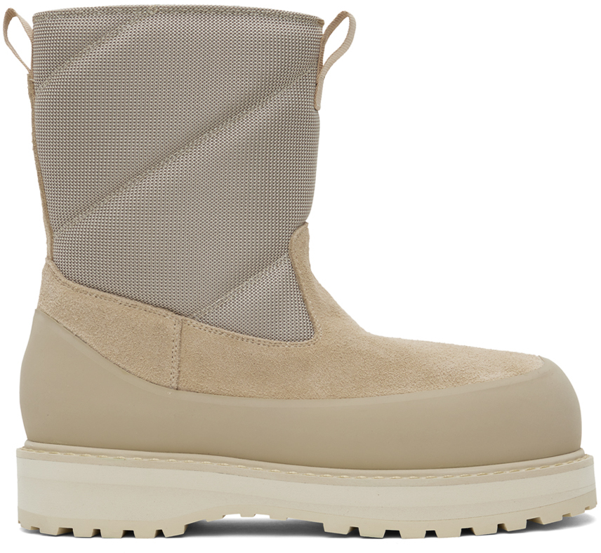 Beige Alpago Shearling Boots