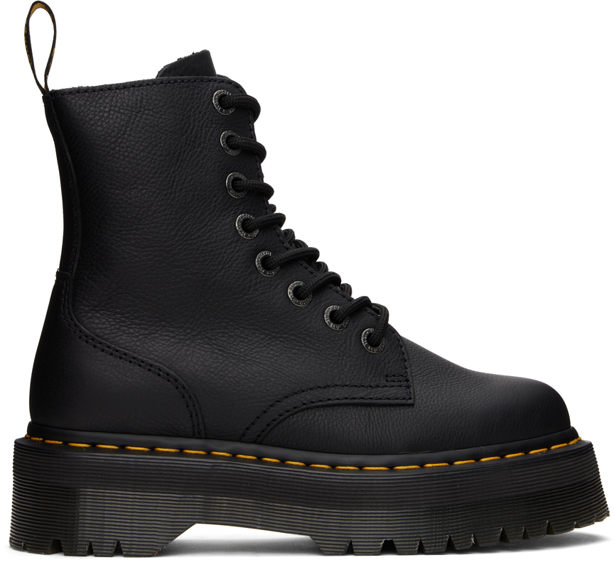 Shop Dr. Martens' Black Jadon Iii Platform Boots