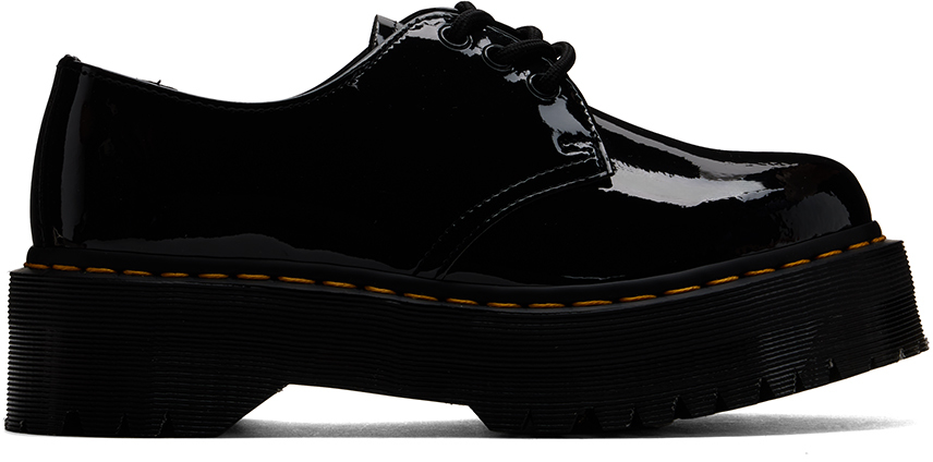 Shop Dr. Martens' Black 1461 Quad Derbys