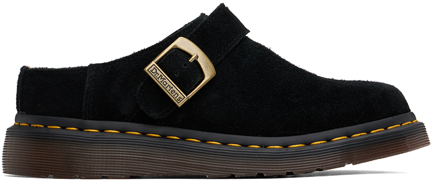 Shop Dr. Martens' Black Isham Mules In Black Desert Oasis S