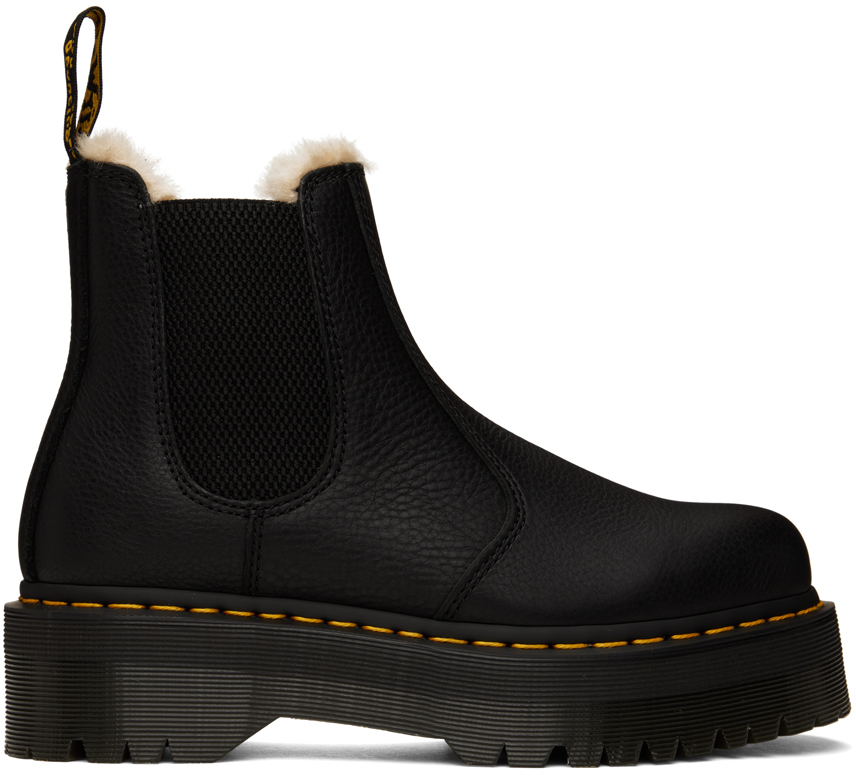 Black 2976 Quad Chelsea Boots