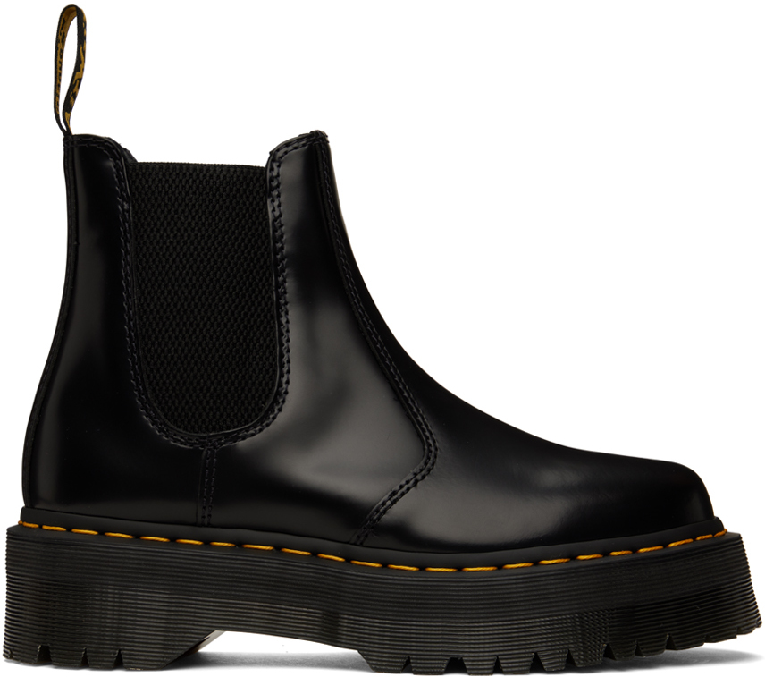 Stivali Dr.Martens 2976 Chelsea in pelle naturale grigio 31130059