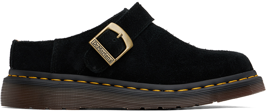Dr Martens★ISHAM SLINGBACK MULES★兼用★BLACK Isham Desert Oasis Suede Mules in Black | Dr. Martens
