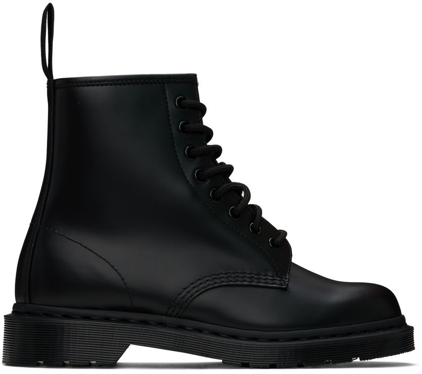 Black 1460 Mono Boots