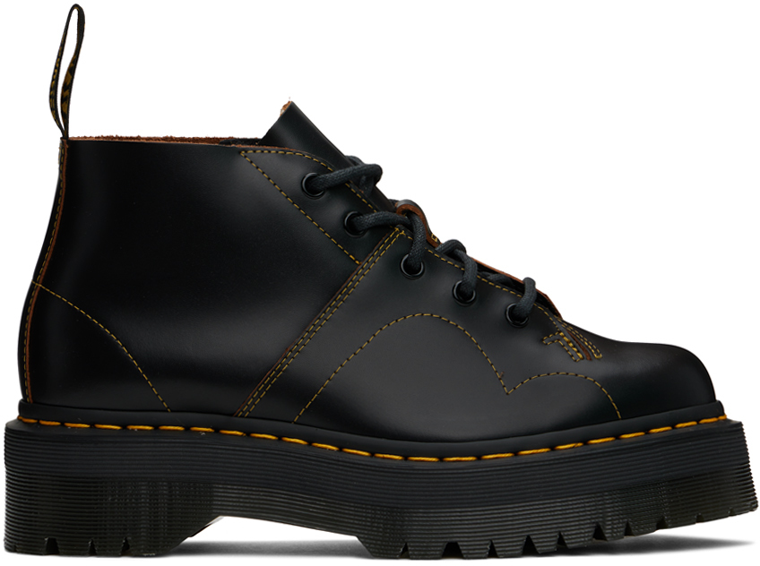 Black Church Platform Boots