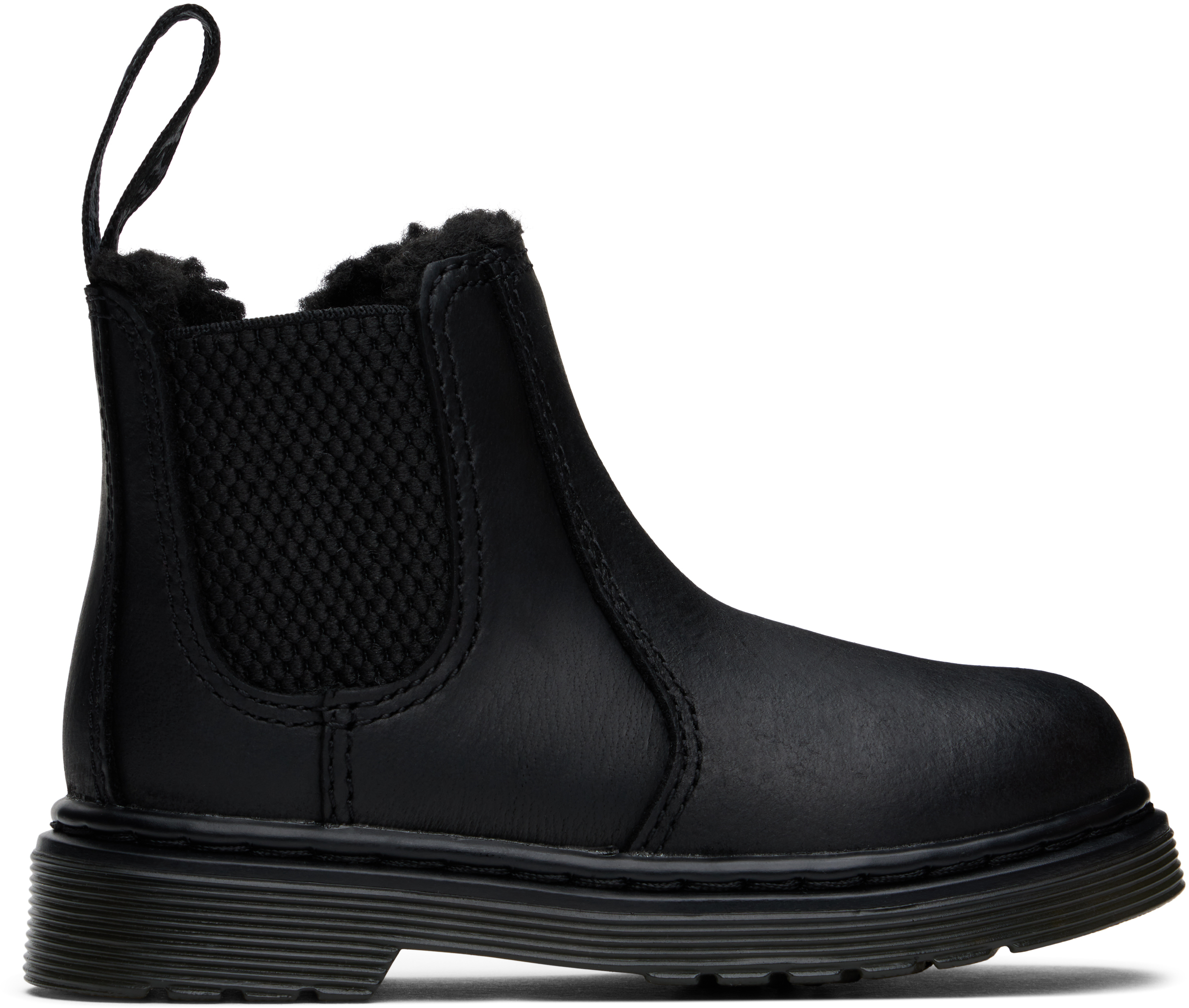 Dr. Martens' Kids Black 2976 Leonore Big Kids Boots In Black Republic Wp