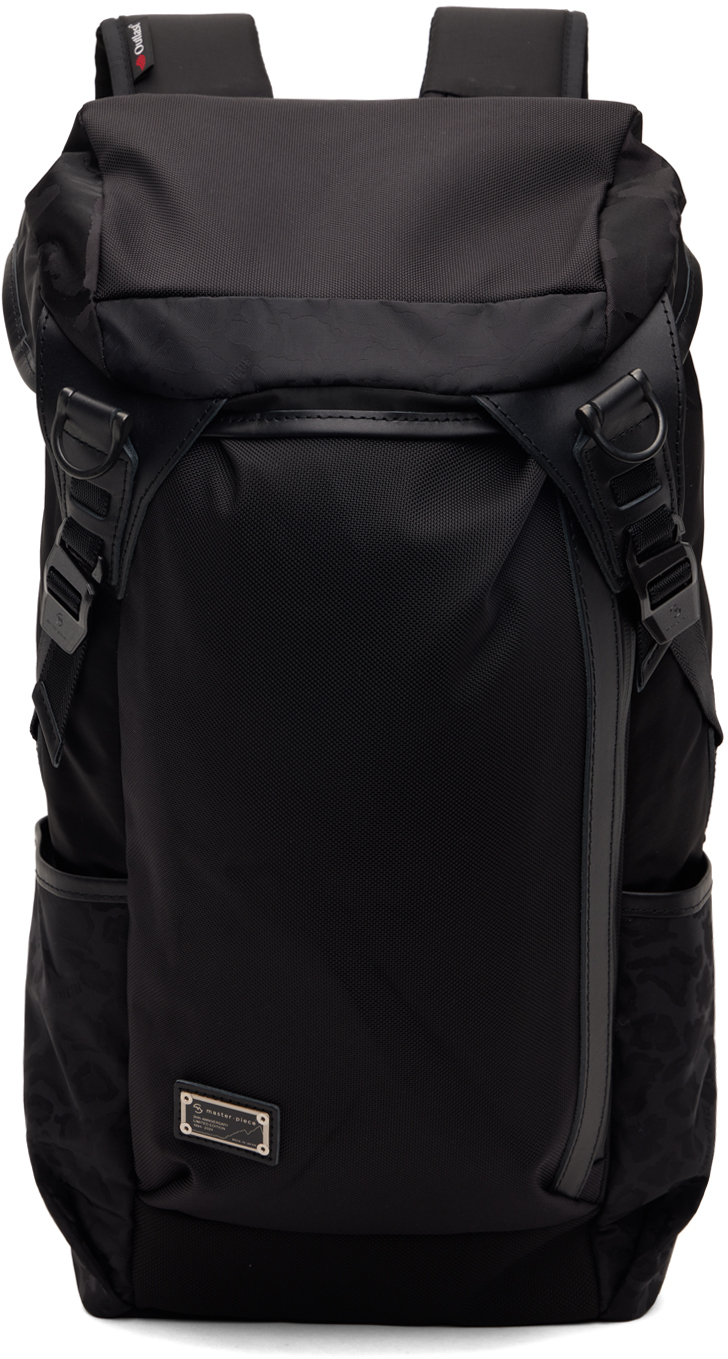 Master-piece Black Crazy Backpack In Pattern