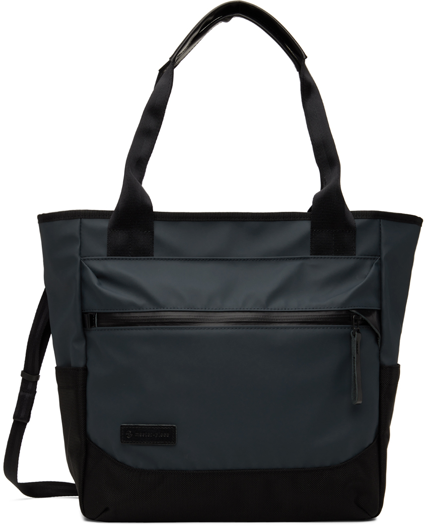 Navy Slick Tote