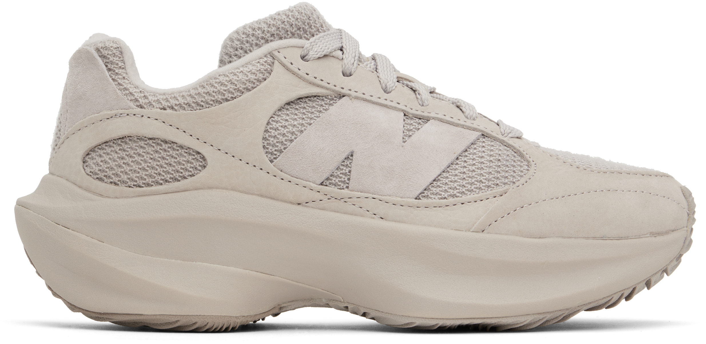 New Balance Gray Wrpd Sneakers In Moonrock/light Mush