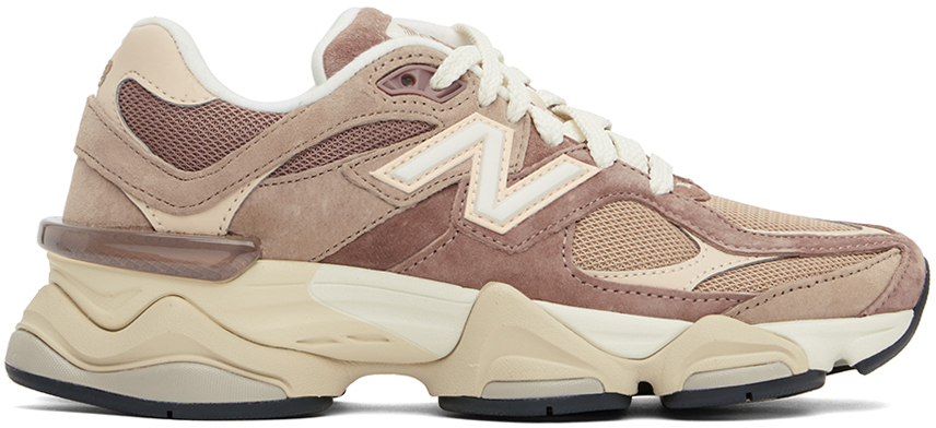 New Balance 9060 Sneaker In Sparrow/flat Taupe/vintage Rose, Women's At Urban Outfitters In Sparrow/flat Taupe