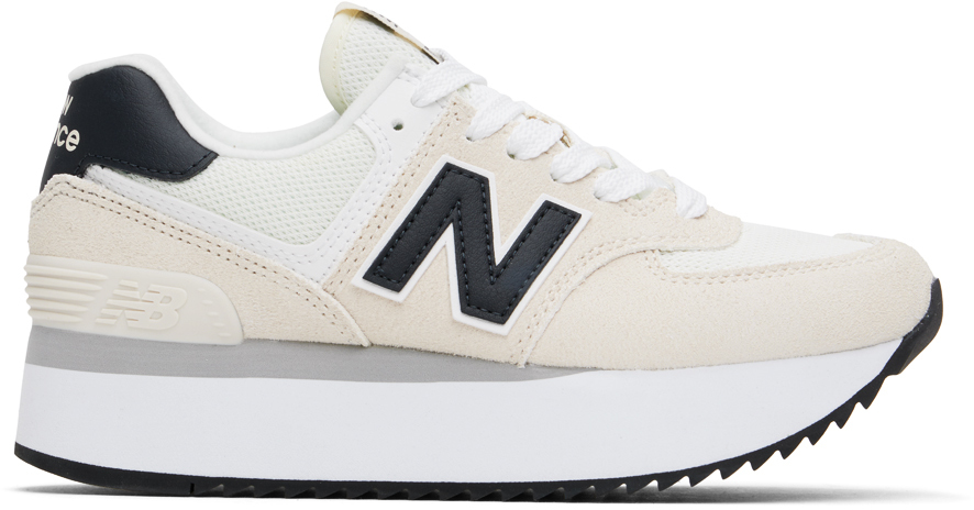 NEW BALANCE BEIGE 574+ SNEAKERS 