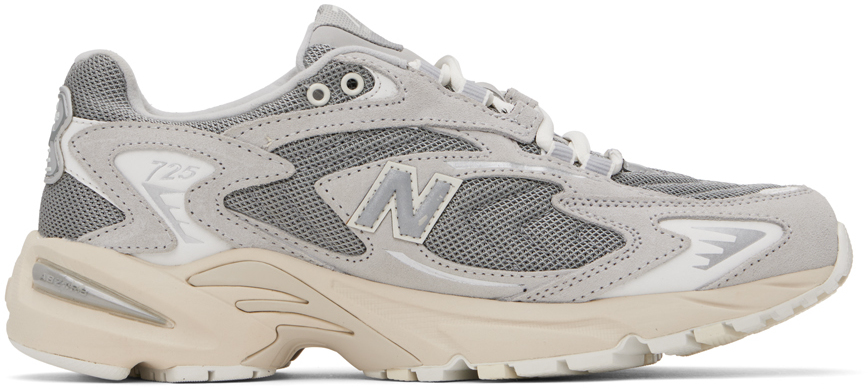 Shop New Balance Gray 725v1 Sneakers In Raincloud|shadow Gre