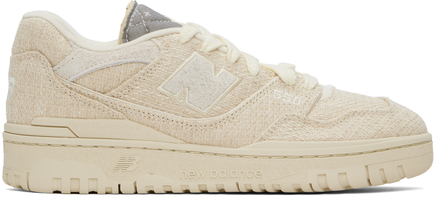 Shop New Balance Beige 550 Sneakers In Linen