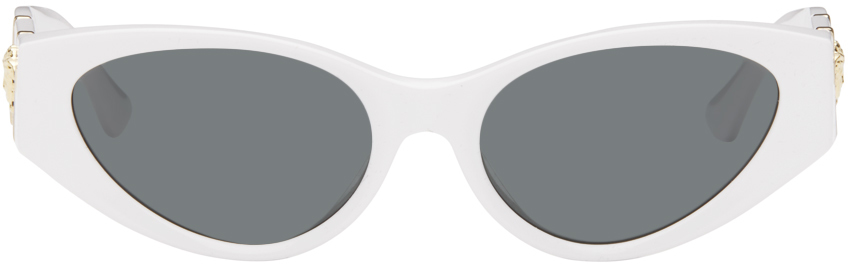 White Medusa Legend Cat-Eye Sunglasses