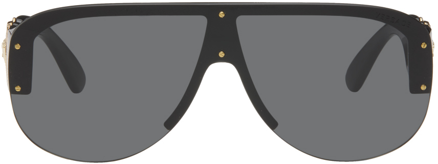 Black Medusa Biggie Pilot Sunglasses