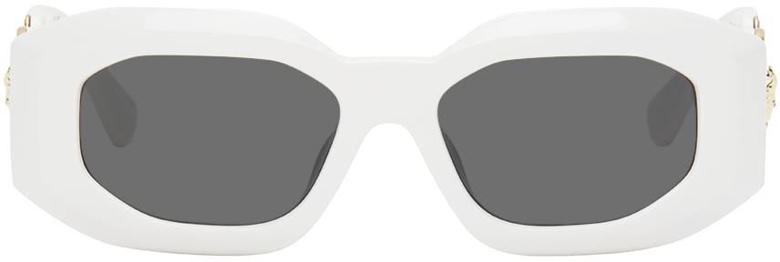 White Medusa Biggie Sunglasses