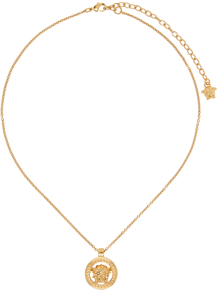 Gold Medusa '95 Pendant Necklace