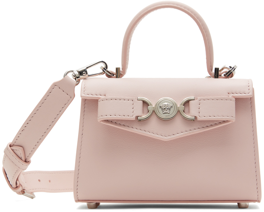 【関税込み】Versace ピンク ミニ メドゥーサ '95 バッグ Medusa '95 Quilted Tote Bag Pink | VERSACE US