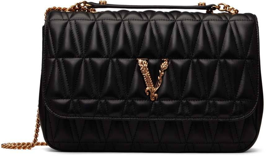 Black Virtus Shoulder Bag