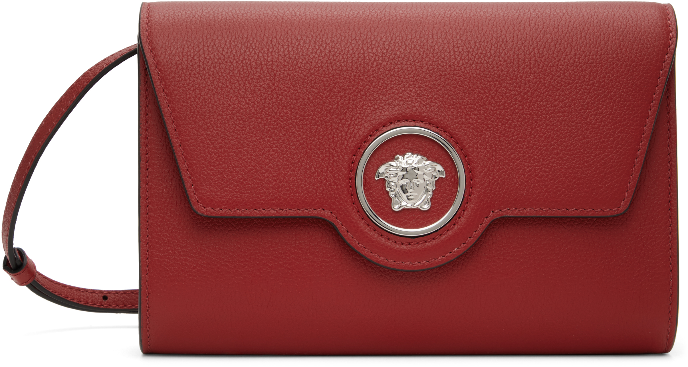 Red Mini Calf Leather Bag