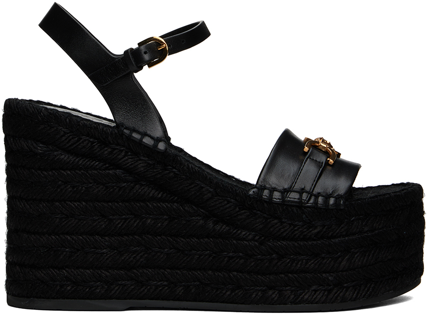 Black Medusa '95 Wedge Heeled Sandals