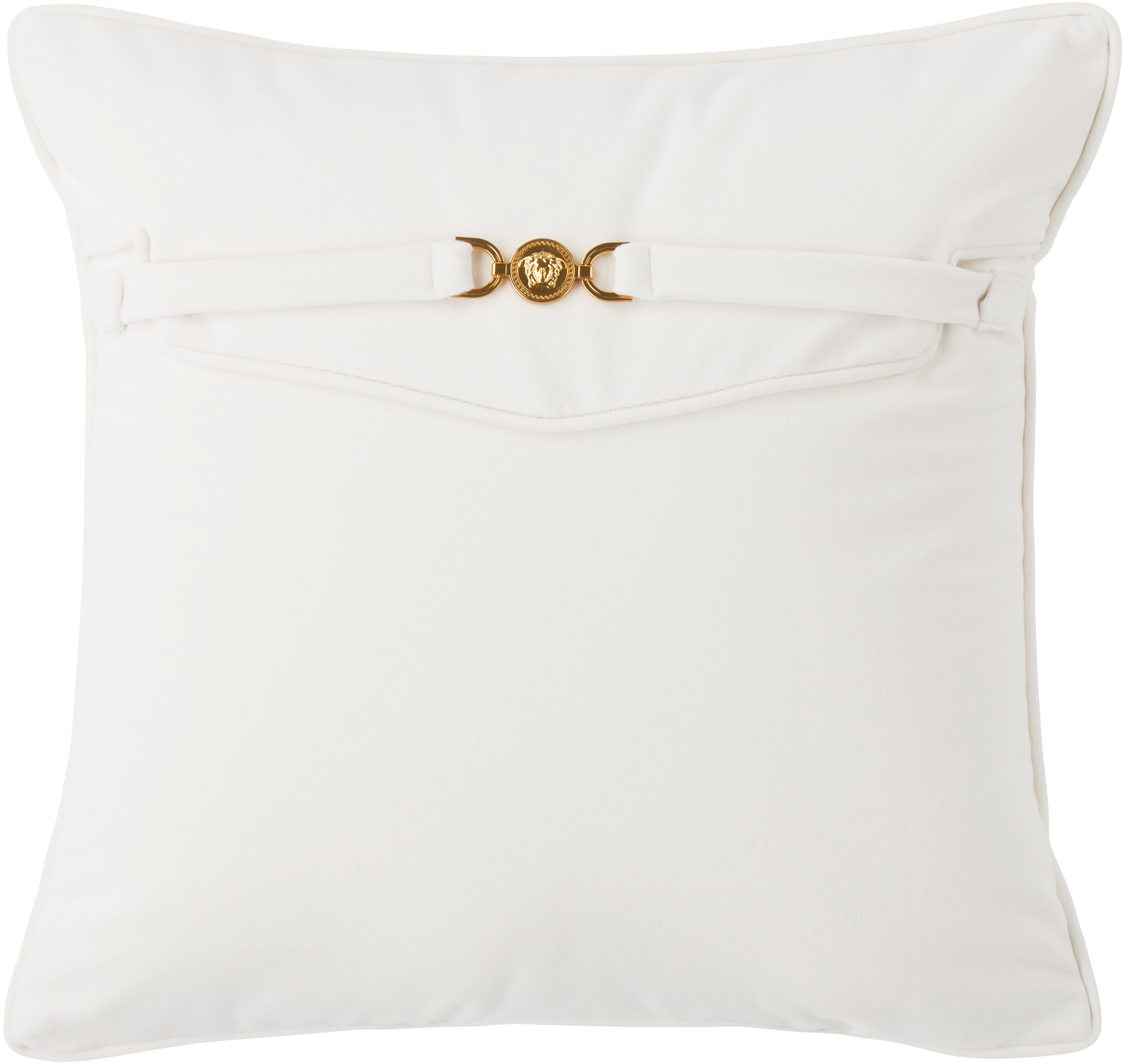 Versace White Medusa '95 Cushion, 45 Cm In 1w010-white