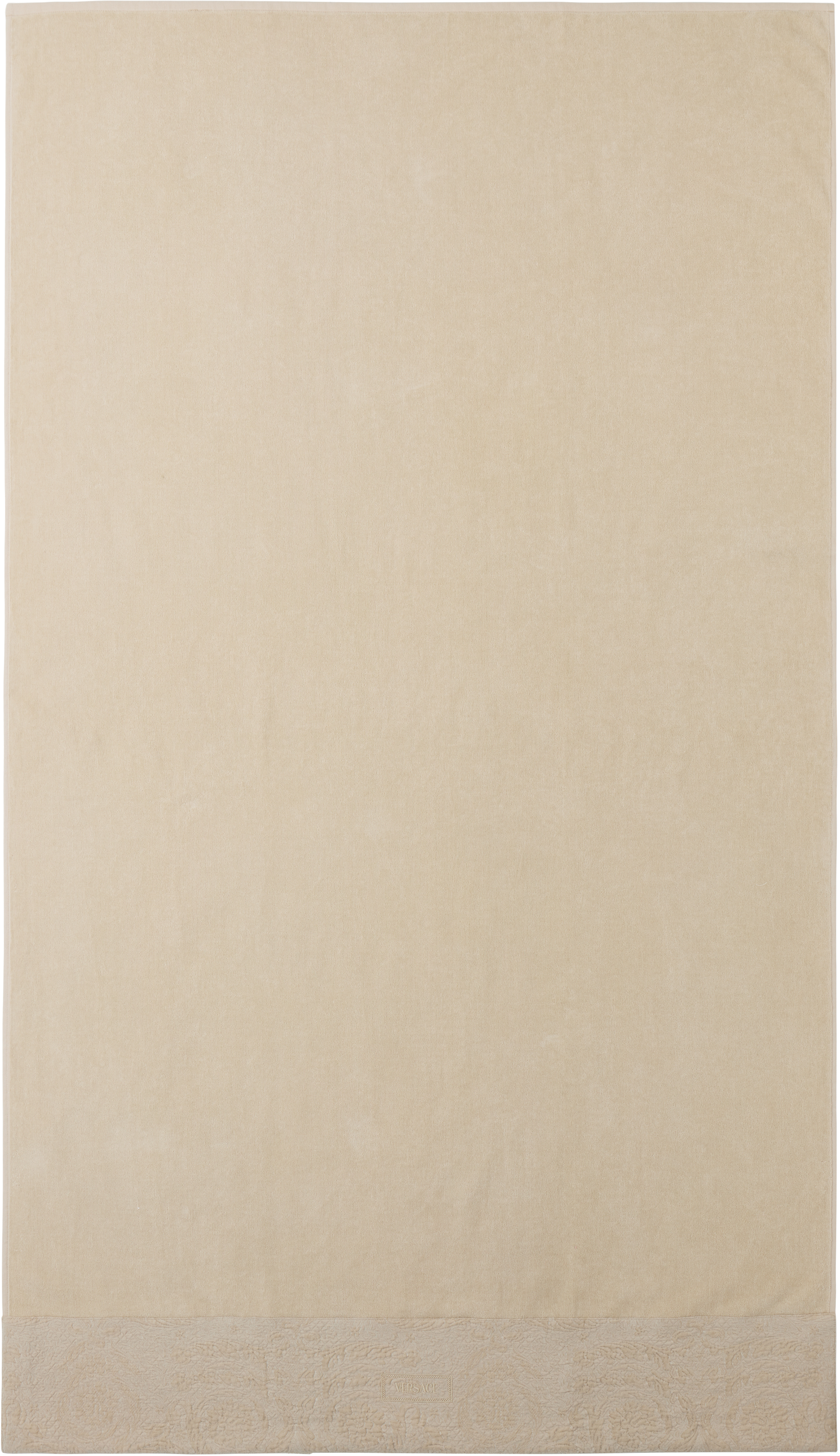 Versace Beige Barocco Towel Set, 5 Pcs In 2kf40-beige+beige
