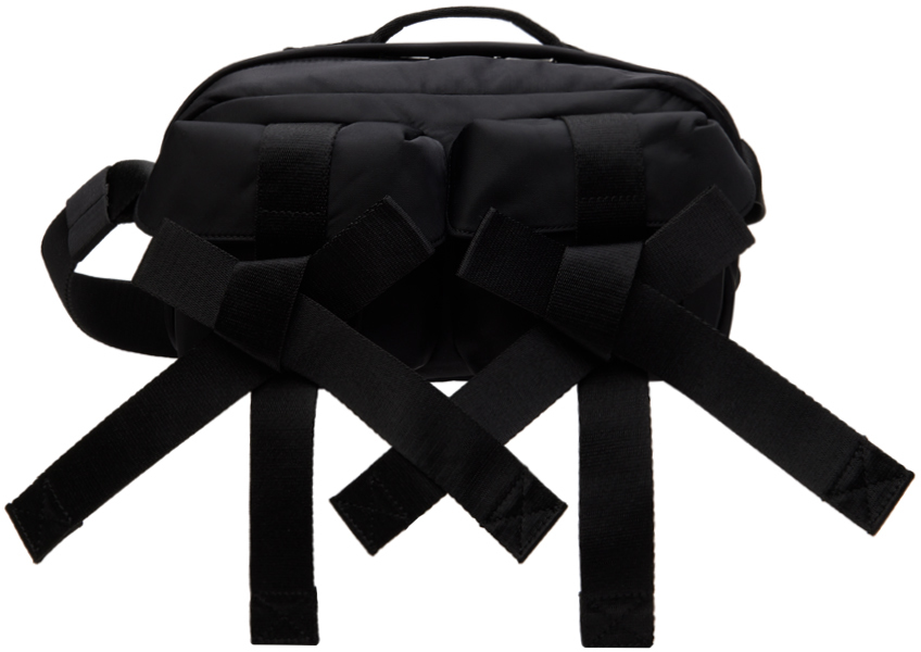 Black Beaded Classic Bow Crossbody Bag