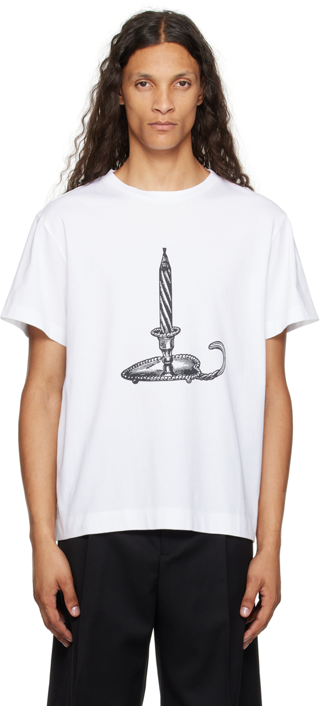 White Candle Logo T-Shirt