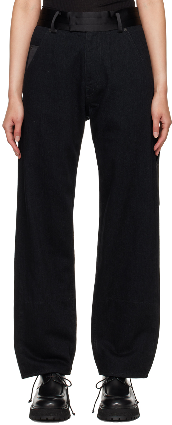 Black Painter Drill Jeans