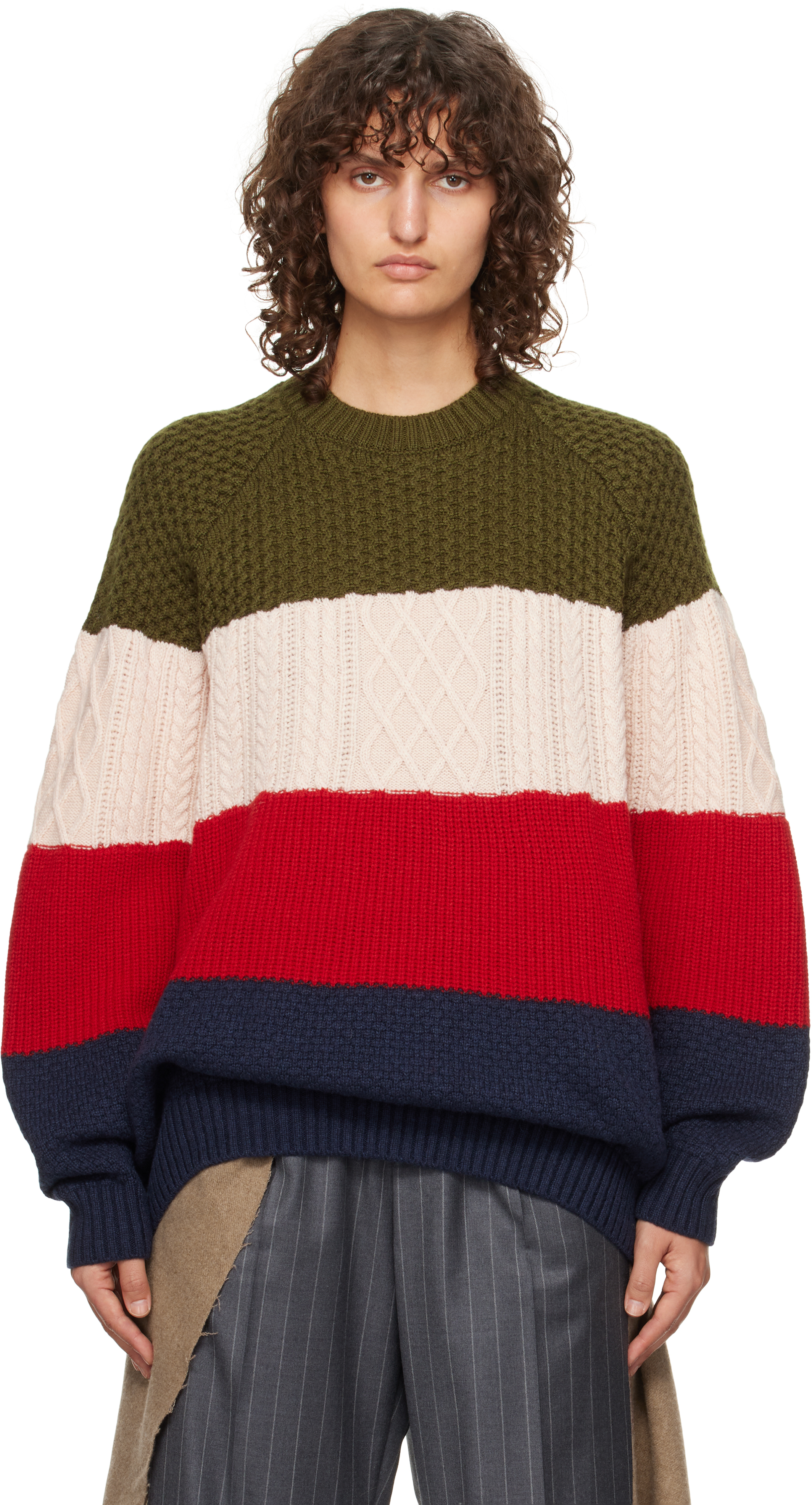 Undercover Multicolor Up2d4903 Sweater In L.pinkbase