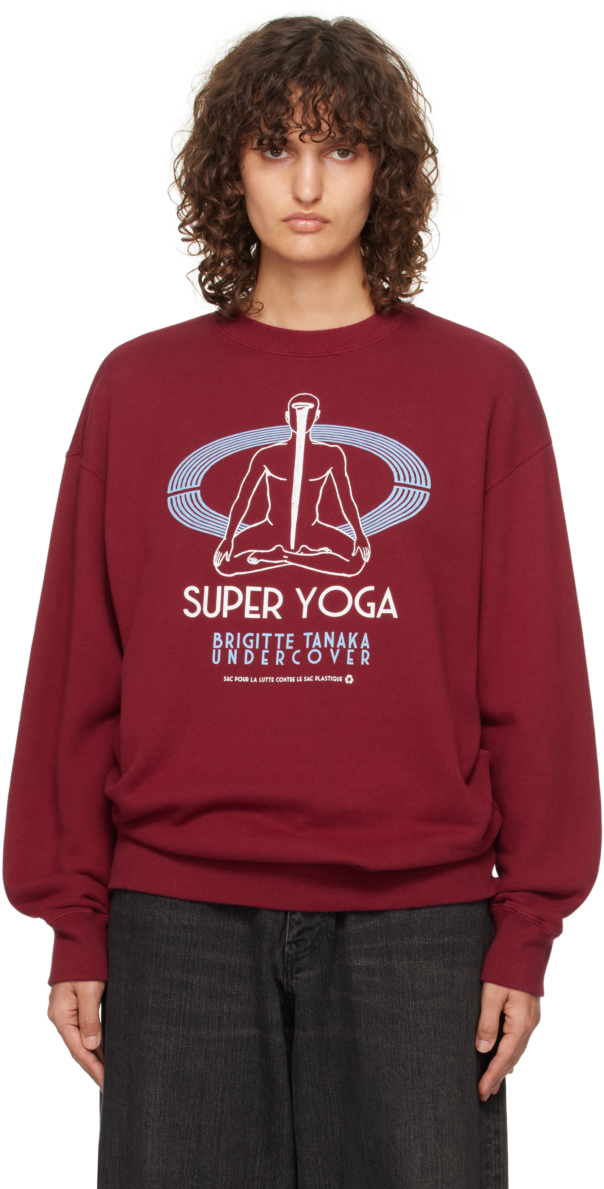 Undercover Burgundy Brigette Tanaka Edition Uc2d1894-2 Sweatshirt In Bordeaux